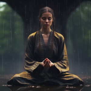 Gotas Gentiles De Lluvia Para El Enfoque Y La Armonía - Fondo de naturaleza y sonidos