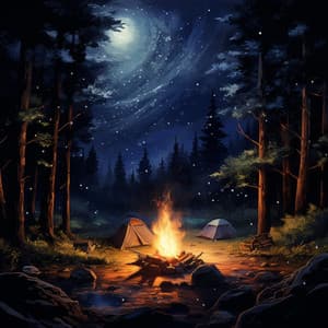 Bonfire Serenity at the River - Warm Chill Fire Sounds