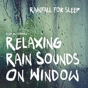 Relaxing Rain Sounds on Window - Rainfall For Sleep