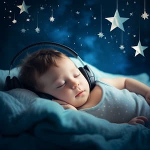Baby Sleep Gaze: Moonlit Melodies - Grey Noise Baby Sleep