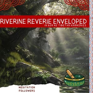 Riverine Reverie Enveloped in 639 Hz Tibetan Harmonies - Meditation Followers