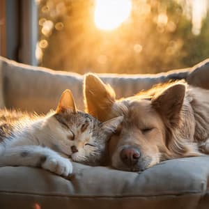 Melodías Relajantes Para Mascotas: Sonidos De Confort Lofi - Efectos especiales de lluvia del bosque