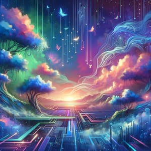 Synthetic Dreams: Analog Synthwave Chronicles, Synth Exploration Odyssey, Coding Chill House - Audio Evolution
