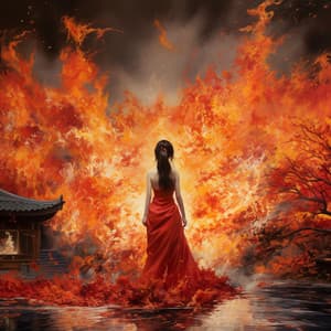 Fire's Radiant Flow: Harmony in Flames - The Entrainment