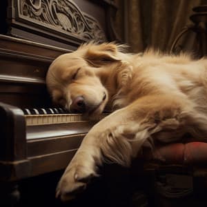 Ensueño Armónico Para Perros: Unión Melódica De Un Piano De Jezz - Jazz en el fondo