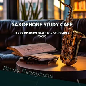 Saxophone Study Cafe: Jazzy Instrumentals for Scholarly Focus - Study Saxophone