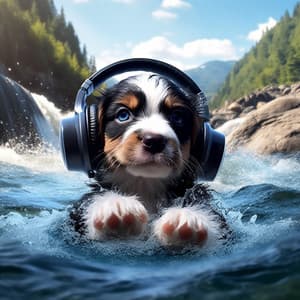 River Tranquility: Soothing Dogs Melody - The Healing Power Of Granular Sound