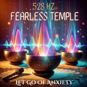 528 Hz Fearless Temple: Healing Frequency and Tibetan Sounds to Let Go Of Anxiety, Worries, Deep Subconscious Fears - Hz Frequency Zone