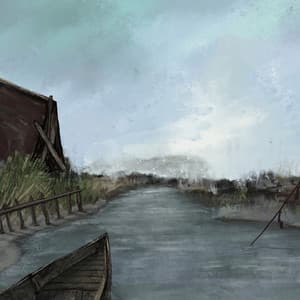 Celestial Stream: Ethereal Aqua Dreamscapes - Ethereal Moments