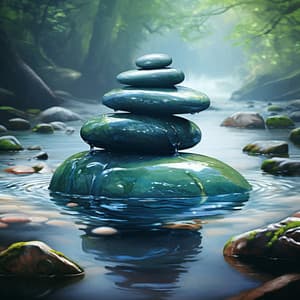 Harmonic Tranquility: Water Stream Relaxations - Bright Harmonies