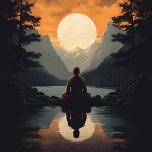 Meditation Music in the Fire's Embrace: Tranquil Tones - Serene Soul