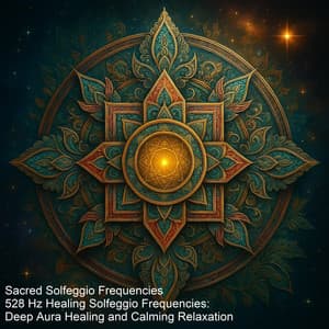 528 Hz Healing Solfeggio Frequencies: Deep Aura Healing and Calming Relaxation - Solfeggio Frequencies 528Hz