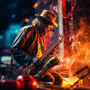 Echoes of Past Riffs: Nostalgic Jazz Music - Soft Jazz Mood