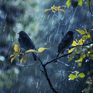 Relaxing Binaural Rain with Nature Birds Melody - Waves of Relax