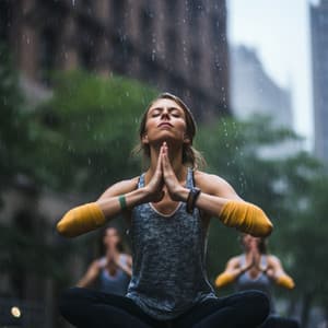Yoga with Binaural Rain: Calm and Focused Practice - Frequency Vibrations