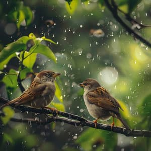 Binaural Birds and Rain for Deep Sleep in Nature - Binaural Beats Deep Sleep