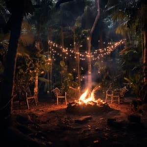 Sueños De Fogata: Tranquilidad Musical De Las Llamas - Grillos nocturnos