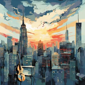 Jazz Music Reflections: Downtown Soundscapes - Manhattan Jazz Band