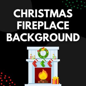 Christmas Fireplace Background - Jazz Christmas