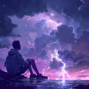 Thunder Relaxation Waves: Music for Soothing Calm - Rainfall Sleep Aid