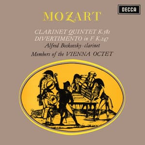 Mozart: Clarinet Quintet, K. 581; Divertimento, K. 247 - Wolfgang Amadeus Mozart