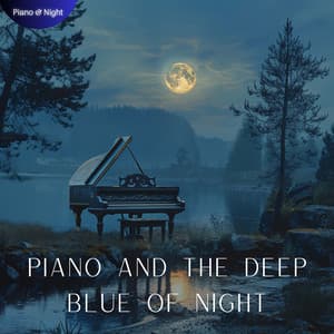 Piano and the Deep Blue of Night: Tranquil Serenades - Piano & Night