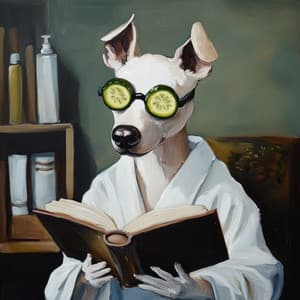 Hounds Enjoying Downtime - Music for Pets Library