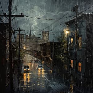 Rain's Gentle Lull: Chill Thunder for Baby Sleep - Fast Flux