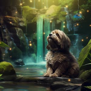 Pet Serenity: Melodies by Streams and Waterfalls - Dinner Time Playlist