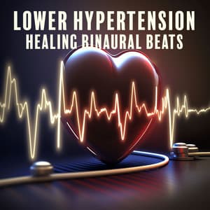 Lower Hypertension: Healing Binaural Beats , Enhance Blood Flow, Stabilize Heartbeats - Deep Theta Binaural Beats
