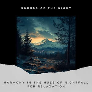 Harmony in the Hues of Nightfall for Relaxation - Sounds of the Night