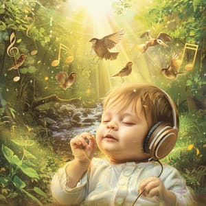Binaural Birds Baby Harmony: Gentle Nest Melodies - 92 96 Hz - 741Hz Energy Orbiting Manifest Healing