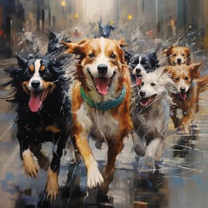 Zen Con Lluvia Junto A Perros Queridos: Música Para Aliviar El Estrés - Sonidos WP