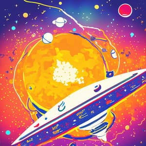 Cosmic Drift: Ambient Space Waves - Cosmic Space Traveler