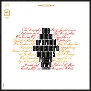 The Music of Arnold Schoenberg, Vol. 5 - Robert Craft