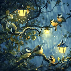 Rain's Gentle Lullabies: Binaural Birds in Sleep Harmony - 92 96 Hz - Oh so Tired