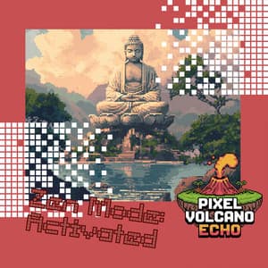 Zen Mode: Activated - Pixel Volcano Echo