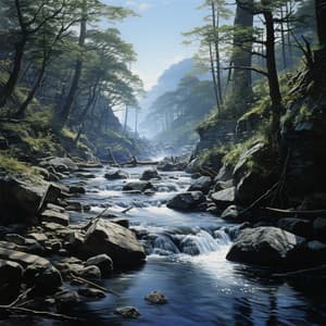 Serenidad A Orillas Del Río: Presencia Armónica De La Meditación - Naturaleza Rainforest Sounds Collective