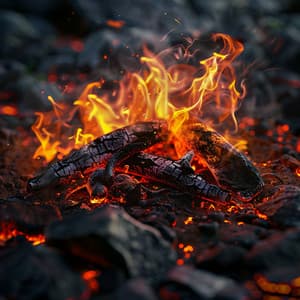 Peaceful Fire Relaxation: Soothing Sounds for Serenity - Tatios