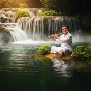 Flute & Waterfall Therapy to Ease Anxiety - Isaac Wake