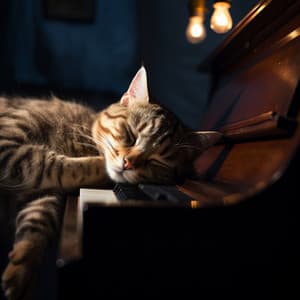 Bigotes Armónicos: Piano Meditativo Para Gatos - Lista de reproducción de piano jazz de cafetería