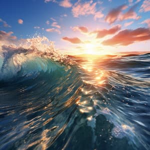 Tidal Echoes: Ocean Wave Harmony - Soft Sounds