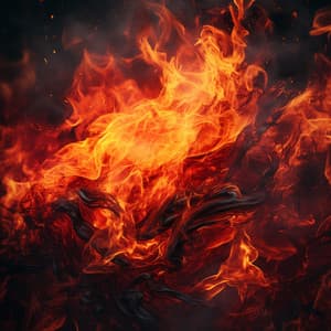 Melodía De Las Llamas Tranquilas: Meditación Del Fuego De La Fogata - Las amnesias