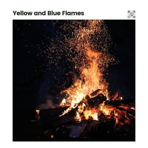 Yellow and Blue Flames - Fire Sounds