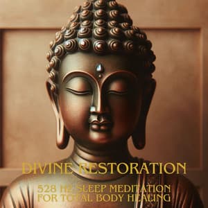 Divine Restoration: 528 Hz Sleep Meditation for Total Body Healing - Healing Sounds for Deep Sleep and Relaxation