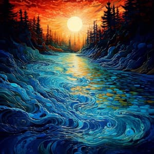 Meditative Refrain: River's Serenity in the Stillness - The Nature Soundscapes