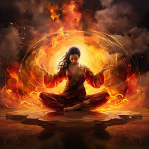 Yoga Chorale by the Firelight: Music in the Fireplace - Calming Noises