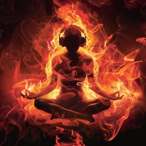 Silent Echo: Meditation Music in Fire's Essence - Meditation Music Collection