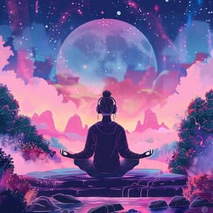 Zen Lofi Harmony: Meditative Tunes - Crickets - Tinnitus Sleep Solution