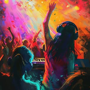 Echoes of Neon Skies - Deep House Lounge